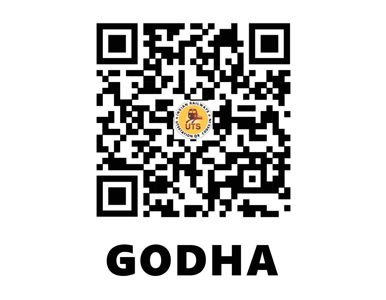 UTS QR Code for GODHA - GDHA (NR - UTTAR PRADESH)